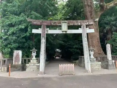 比木神社の鳥居