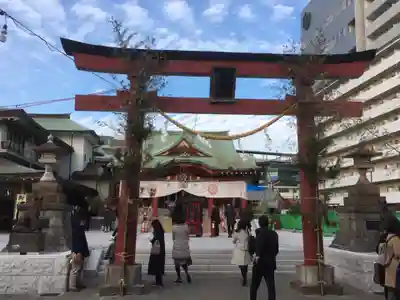 東京羽田 穴守稲荷神社の鳥居