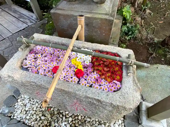 横浜御嶽神社の手水舎