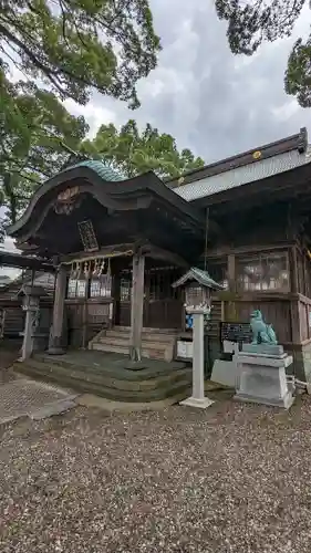 津田八幡神社の本殿・本堂