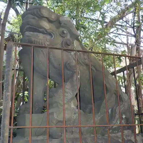 御田八幡神社の狛犬