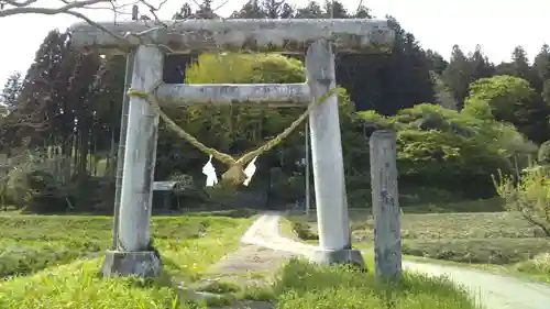 篠尾神社の鳥居