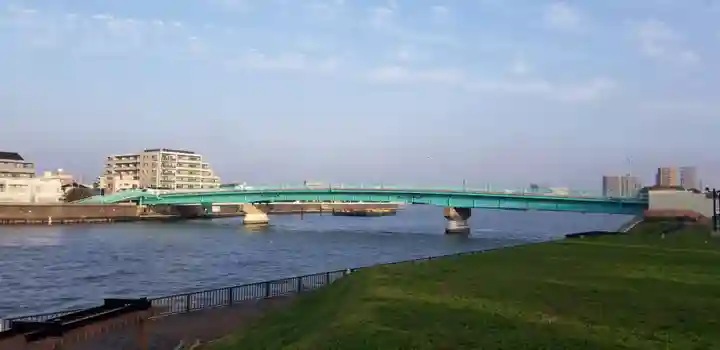 奥戸天祖神社の周辺