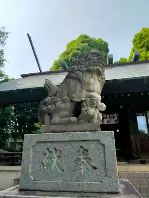 所澤神明社の狛犬