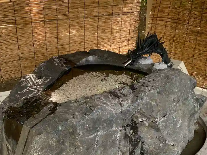 厚別神社の手水舎