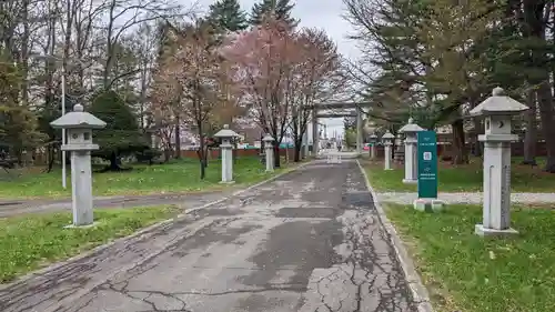 十勝護国神社の庭園