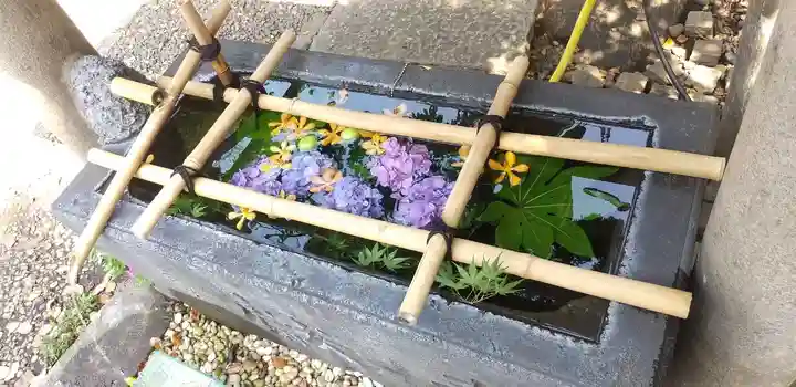 上目黒氷川神社の手水舎