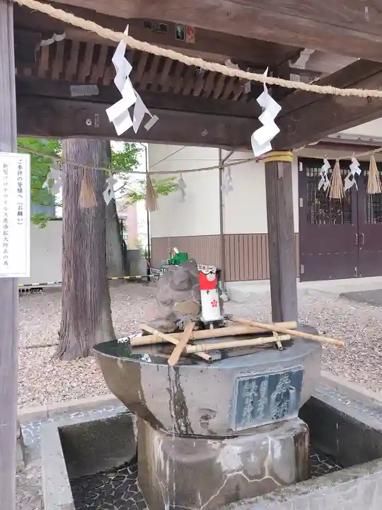 榴岡天満宮の手水舎