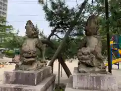 白山神社の狛犬