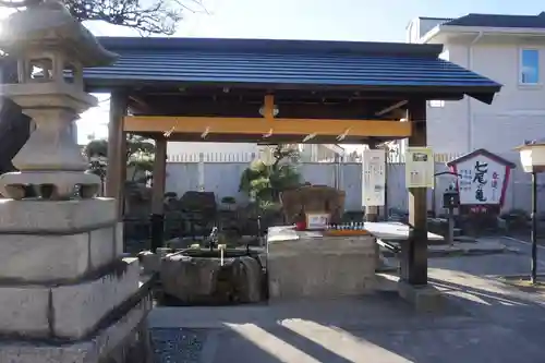 七尾神社の手水舎