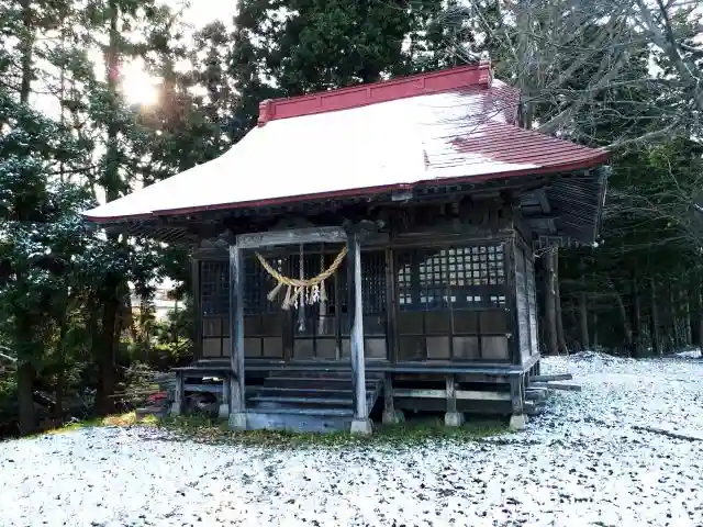 戸隠神社の本殿