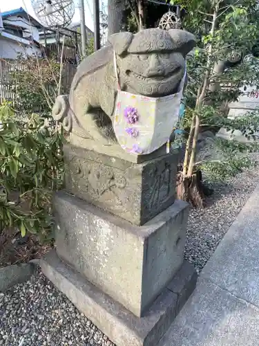 菊田神社の狛犬