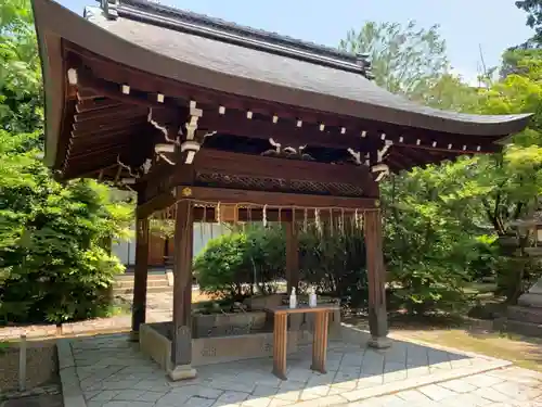 御霊神社（上御霊神社）の手水舎