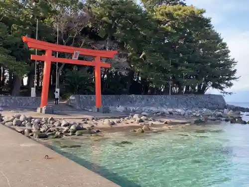 諸口神社の鳥居