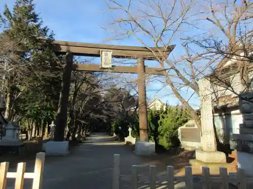 冨士御室浅間神社の鳥居