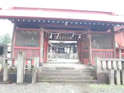 上野国一社八幡八幡宮の山門・神門