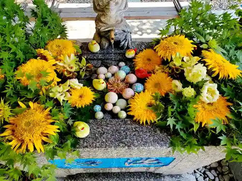 滑川神社 - 仕事と子どもの守り神の手水