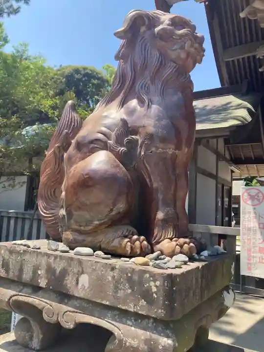大洗磯前神社の狛犬