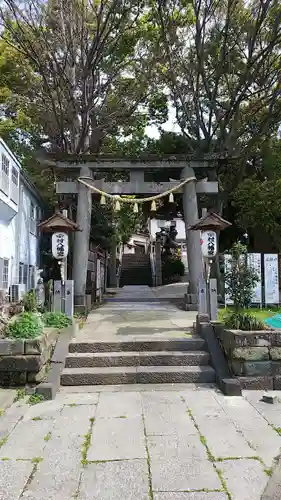 中村八幡宮の鳥居