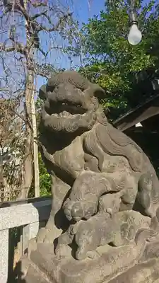 牛天神北野神社の狛犬