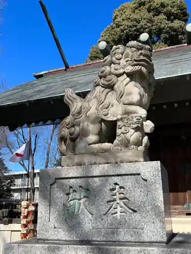 所澤神明社の狛犬