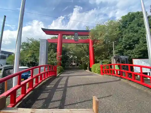 米之宮浅間神社の鳥居