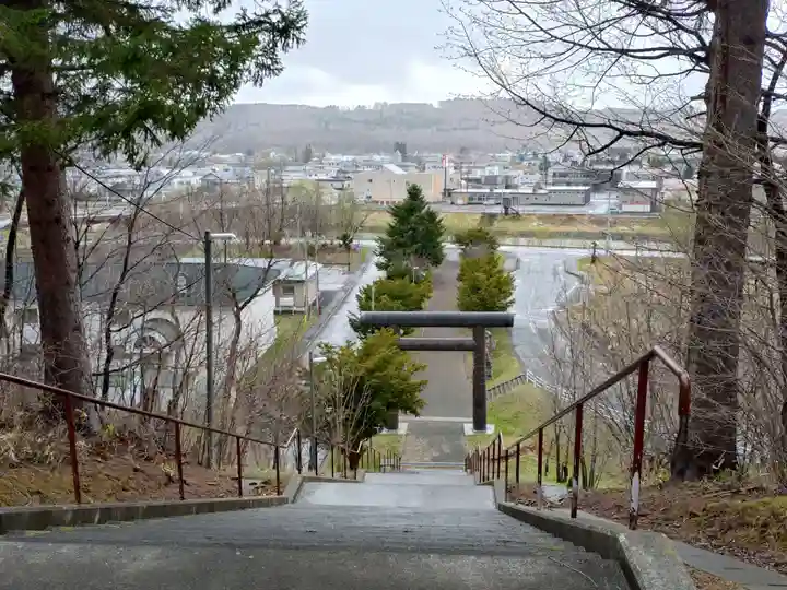 留辺蘂神社の景色