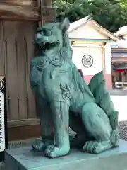 津田八幡神社の狛犬