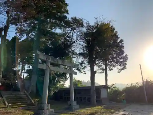 帝跡神社の鳥居