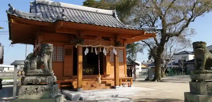 田脇日吉神社の本殿・本堂