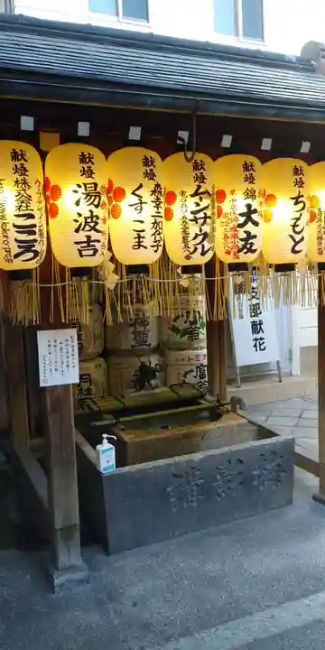 錦天満宮の手水舎