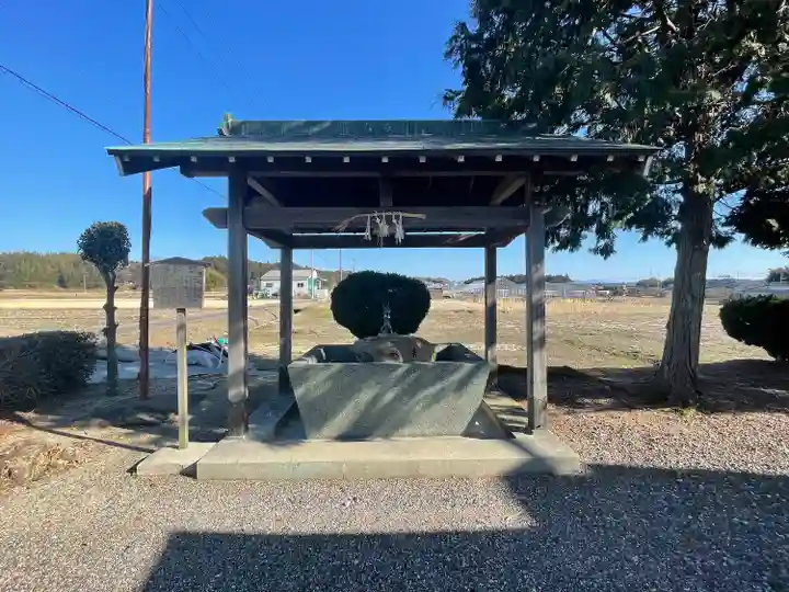 屋船神社の手水舎