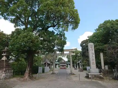 籠守勝手神社（木曽川町黒田）の鳥居