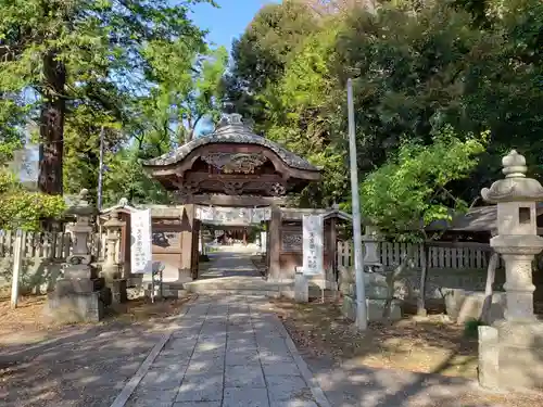 朝日森天満宮の山門