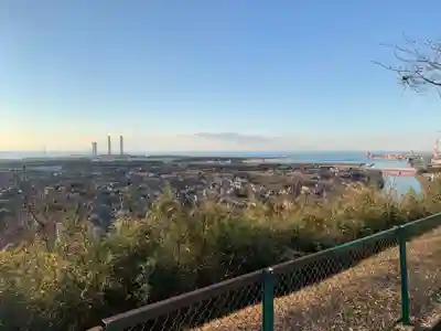 人見神社の景色
