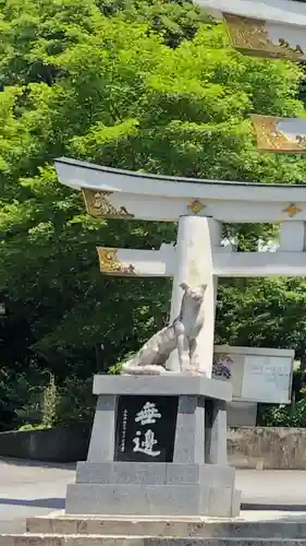 三峯神社の狛犬