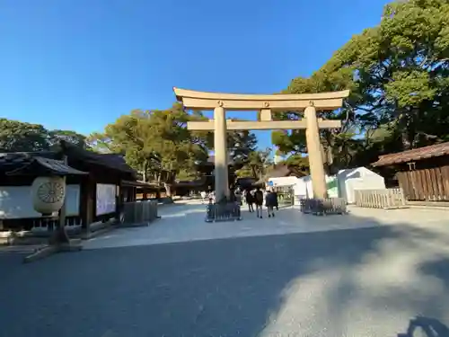 明治神宮の鳥居
