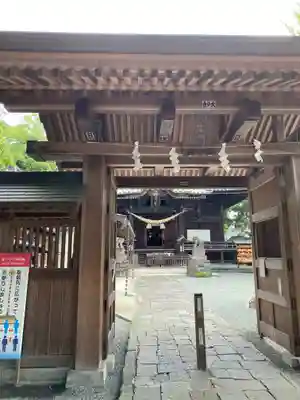 桐生天満宮の山門・神門
