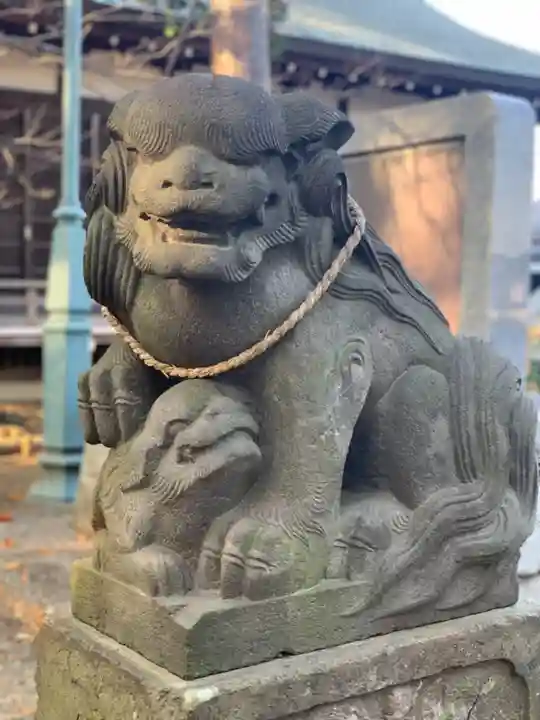 篠原八幡神社の狛犬