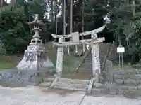 天手長比賣神社跡の鳥居