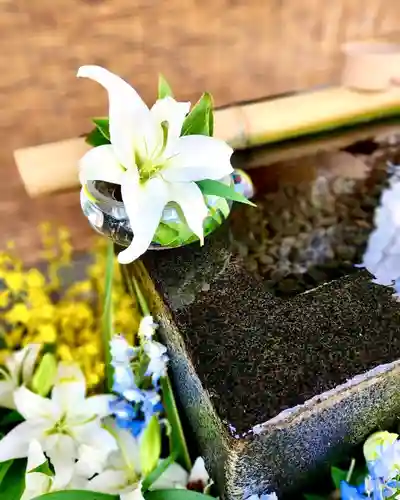 上尾御嶽神社の手水