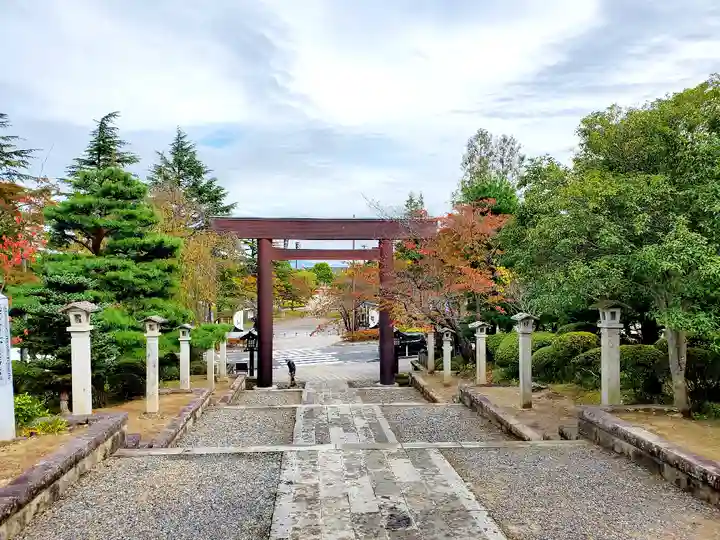 開成山大神宮の鳥居