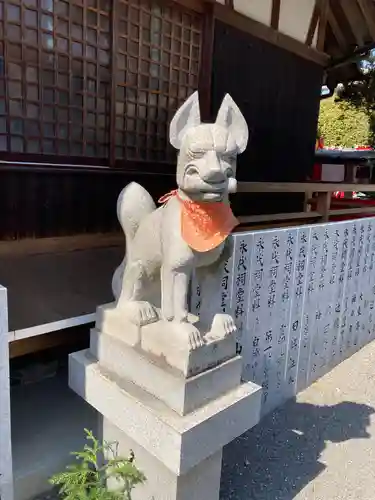 不動院石仙寺の狛犬
