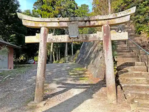 長命寺の鳥居