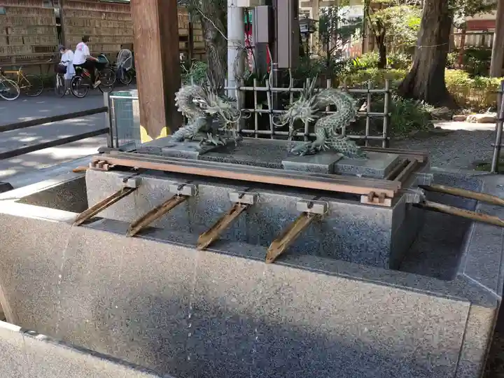 大國魂神社の手水舎