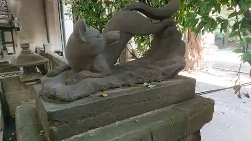 小野照崎神社の狛犬