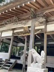 高峯神社の狛犬