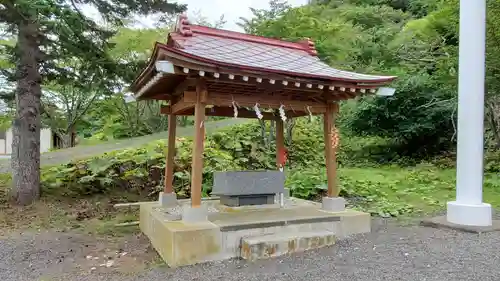 厚岸神社の手水