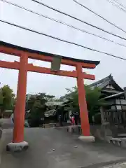 五社神社　諏訪神社の鳥居