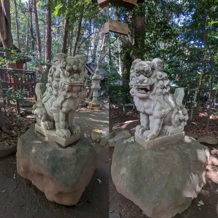 駒木諏訪神社の狛犬